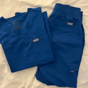 Figs Scrubs Royal Blue